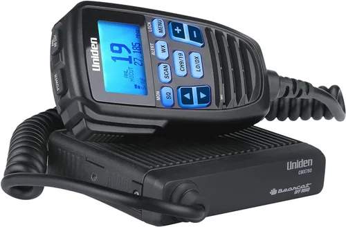 Uniden CMX760 Bearcat Off Road Series - Radio CB móvil compacta, operación de 40 canales, ultracompacta para un fácil montaje, gran pantalla LCD