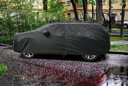 Miniatura 8 de Coverado - Funda impermeable para todo clima, protección completa, puerta con cremallera, forro de algodón, protección ultravioleta a prueba