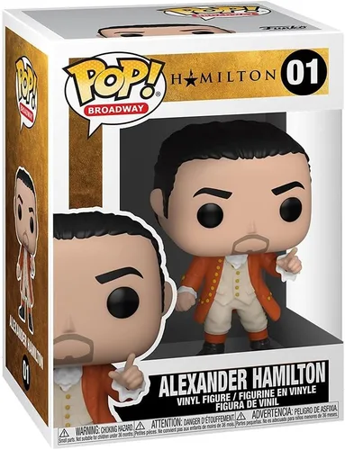 Miniatura 3 de POP Broadway: Hamilton - Alexander Hamilton Funko Pop! Figura de vinilo (paquete con funda protectora compatible con Pop Box), multicolor, 3.75