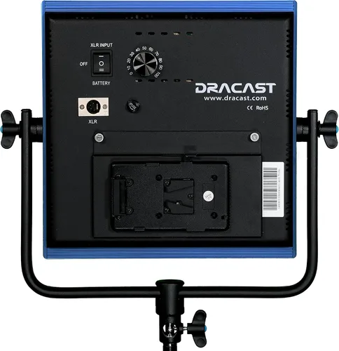 Miniatura 2 de Dracast DRP-LED1000-DV LED1000 Luz diurna con placa de batería V-Mount (azul)