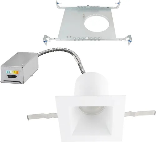 Miniatura 9 de WAC Lighting Blaze - Luz LED empotrable redonda de 6 pulgadas con kit de marco de nueva construcción, 5-CCT seleccionable 25 W, 2500 lúmenes