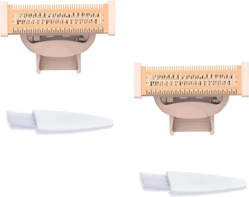 Miniatura 11 de 2 cabezales de repuesto LinMei Nu Shaver compatibles con Finishtouch Flawless Women Nu Razor con bolsa, 2 cepillos de limpieza Hoja de afeitar Nu