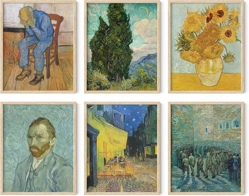 Miniatura 19 de HAUS AND HUES Claude Monet - Obras de arte finas, lirios de agua, póster de Claude Monet Monet, impresiones artísticas famosas, pinturas famosas