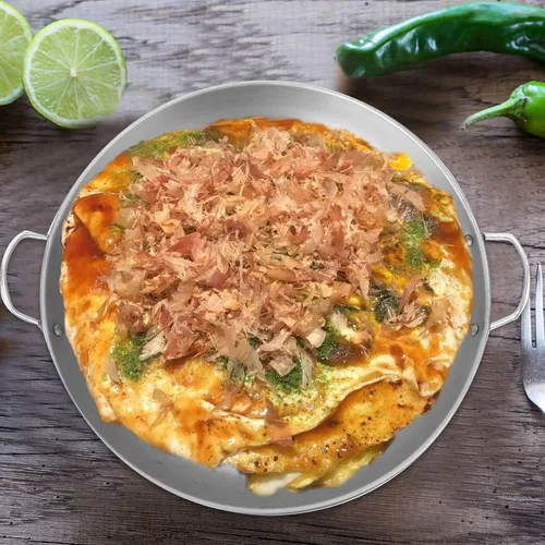 Miniatura 9 de Cabilock Plato de hierro forjado de alta temperatura redondo barbacoa bistec olla compacta y fácil de limpiar