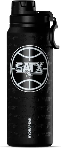Miniatura 20 de Hydrapeak x NBA Botella de Agua Activa con Licencia Oficial de Phoenix Suns de 26 oz con Tapa Chug y Asa Reutilizable de Acero Inoxidable de Doble