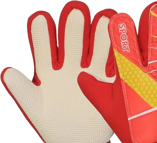 Miniatura 5 de Guantes de portero de fútbol para adultos, para hombres y mujeres, portátiles, antideslizantes, protección para los dedos, elegante agarre fuerte