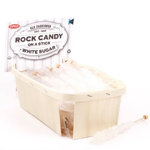 Miniatura 67 de Palitos de caramelo de roca extragrandes: 12 paletas de cereza rosa – envueltas individualmente – Palitos de caramelo de roca de cristal