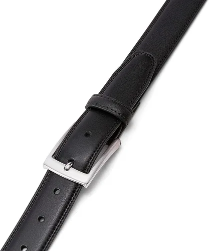 Miniatura 3 de MILORDE Cinturón de vestir de cuero genuino para hombre, hecho a mano, 100% cuero de vaca, diseños clásicos y modernos para trabajo, negocios y uso