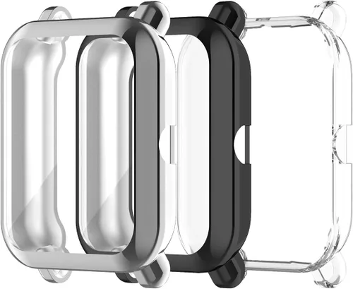 Miniatura 7 de Funda protectora de pantalla compatible con Amazfit GTS 2 Mini/Bip U Pro Smartwatch Accessories TenCloud Covers resistente a los arañazos cubierta