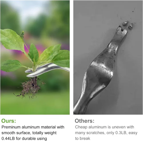 Miniatura 4 de SZHLUX Herramienta de deshierbe manual, herramienta de extracción de malezas prémium para jardín, herramienta de mano de jardinería con mango Verde