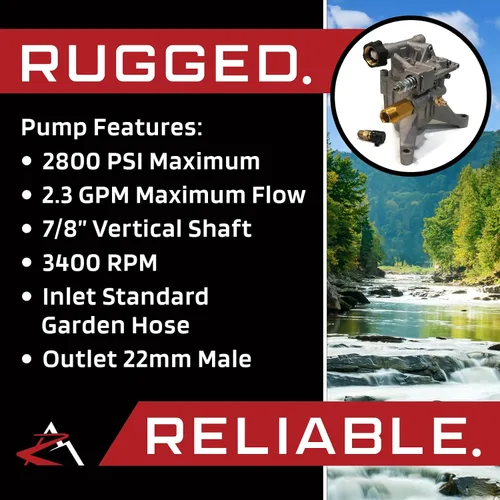 Miniatura 6 de Nuevo 2800 psi POTENCIA PRESIÓN LAVADORA BOMBA DE AGUA Troy-Bilt 020488 020488-0 supplier_id_theropshop, #UGEIO99251532963438
