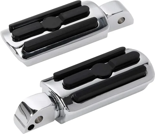 Miniatura 32 de TCT-MOTORPARTS Clavijas cromadas para estribera trasera para Harley Davidson Softail Fat Boy 18-25 Estriberas para pasajeros Estilo #20