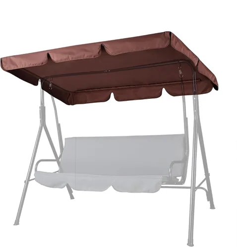Miniatura 12 de Yescom - Cubierta de repuesto para toldos de sillas oscilantes UV30 + 180 gsm, Beige