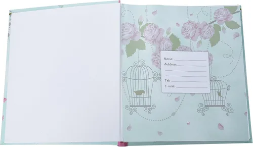 Miniatura 3 de Arpan Álbum de fotos grande de 5 x 7 pulgadas para 200 unidades, regalo ideal x 1 (estilo vintage de jaula rosa Shabby Chic)