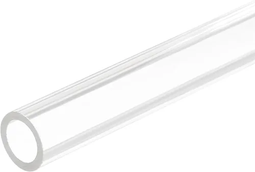 Miniatura 17 de MECCANIXITY Tubo acrílico rígido redondo tubo transparente 0.236 in ID 0.315 in OD 12.008 in longitud para lámparas y linternas, sistema