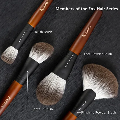 Miniatura 5 de Brocha de contorno para brochas de maquillaje facial en polvo, contorno y definición, perfecto para polvo de contorno, rubor, bronceador
