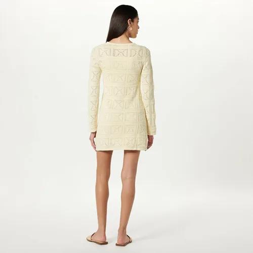 Miniatura 2 de The Drop Mini vestido de ganchillo Laney para mujer