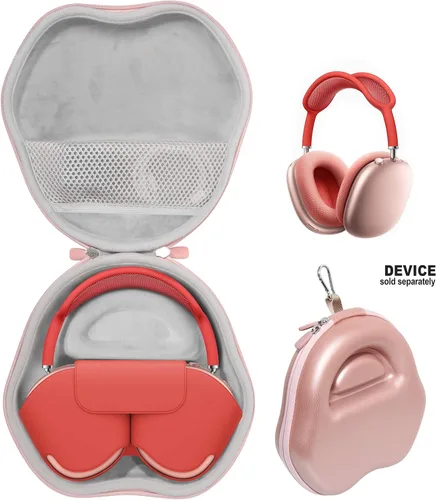 Miniatura 7 de Funda para auriculares Apple AirPods Max, para auriculares con funda (azul) (oro rosa)