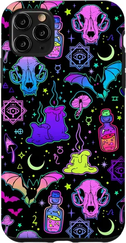 Miniatura 13 de Funda de brujería mágica para iPhone 16 con diseño gótico pastel de Halloween