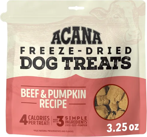 Miniatura 8 de ACANA Singles - Golosinas para perros sin granos con ingredientes limitados y receta de cordero y manzana liofilizada, bolsa de 3.25 onzas