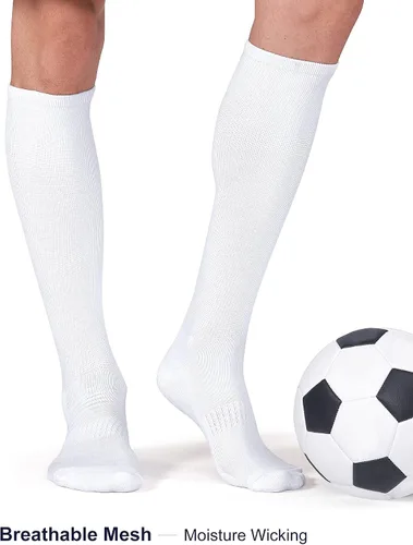 Miniatura 4 de FITRELL Paquete de 23 calcetines de béisbol y sóftbol para niños, jóvenes, hombres y mujeres, calcetines altos hasta la rodilla (varios colores)