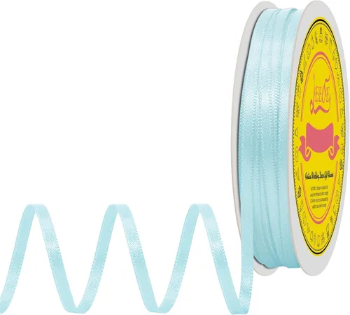 Miniatura 290 de Cinta de satén blanca antigua de doble cara de 1-1/2 pulgadas x 50 yardas, cinta de poliéster para envolver regalos, día de San Valentín, bodas