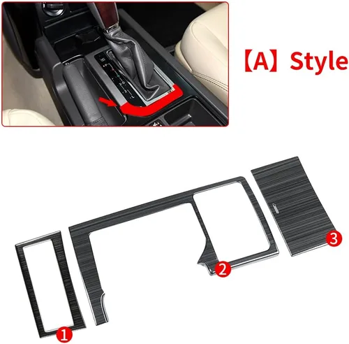 Miniatura 2 de Para Toyota Land Cruiser Prado 150 2010-2017 Accesorios de modificación decorativa interior Panel de caja de cambios central Lc150 Fj150