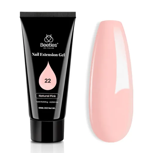 Miniatura 8 de Beetles - Gel de uñas de polietileno sin hema, 2.16 oz, gel de extensión de uñas transparente que fortalece naturalmente el arte de larga duración