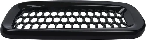 Miniatura 6 de YMT - 7 piezas de rejilla frontal de malla negra para Jeep Renegade 2015 2016 2017 2018