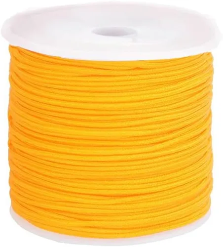 Miniatura 38 de Cordón de nailon de 0.020 in, hilo de ajuste para nudos chinos, collares, joyería, macramé, cuentas, pulseras de 150 yardas (azul)