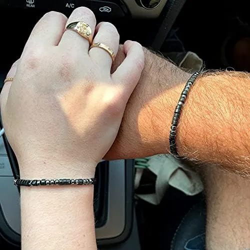 Miniatura 2 de Pulseras inspiradoras en código morse para hombres, mujeres, niños y niñas, padres, madres, tías, abuelas, hijas, para el Día de la madre