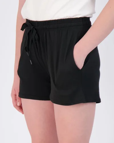 Miniatura 4 de Real Essentials Paquete de 3 pantalones cortos suaves y cómodos para niña, con cordón, pantalones cortos deportivos de yoga con bolsillos