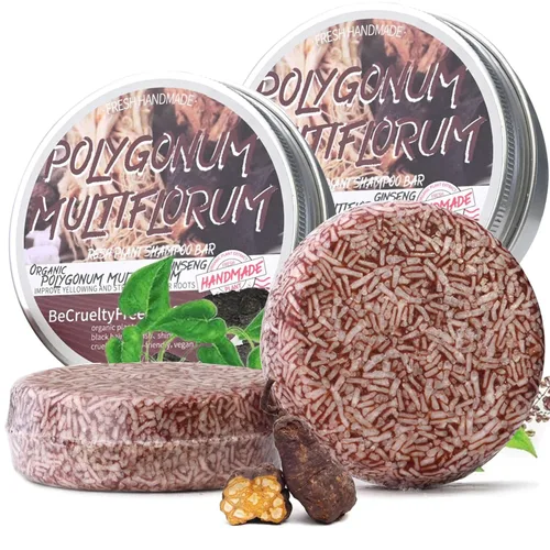 Miniatura 9 de 2 unidades de barra de champú de carbón de bambú para cabello gris, jabón negro para cabello gris, barra de champú y acondicionador natural