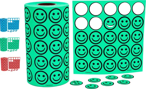 2500 fichas de bingo, verde (1 de 3 colores), 3/4 pulgadas, fichas de conteo, contador de matemáticas, reutilizables o desechables