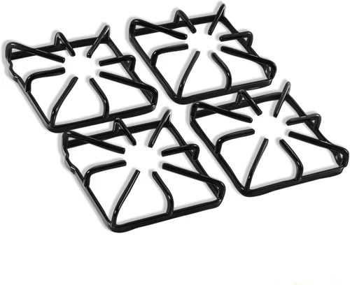 Miniatura 8 de Piezas de repuesto de rejilla WB31K10016 WB31K10015 mejoradas para piezas de estufa GE, 8.75 x 8.75 pulgadas, rejilla de quemador de hierro fundido