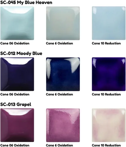 Miniatura 5 de Mayco Stroke & Coat Wonderglazes - Juego de 12 colores #1, 12 pintas, esmalte de cerámica líquida de fuego bajo/medio alto (SC) para arcilla