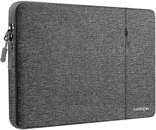 Miniatura 15 de Hseok - Funda para portátil de 15.6 pulgadas, funda con manga a prueba de golpes y repelente al agua con bolsillo para accesorios, compatible