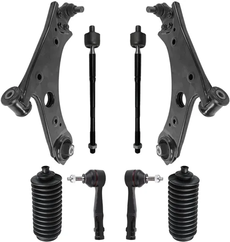 Miniatura 231 de Detroit Axle - Kit de brazos de control de extremo de 8 piezas para Toyota 2001-2003 Highlander 2002-2003 Camry Lexus ES300, 2 conjuntos de brazos