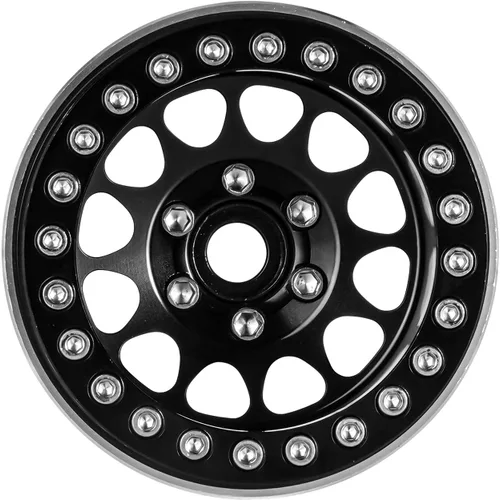 Miniatura 4 de INJORA Llanta Beadlock de 1.9 Pulgadas de Borde Profundo con Offset Negativo de 10.4mm para Coche RC Crawler 1/10 Auto Axial SCX10 90046 AXI03007