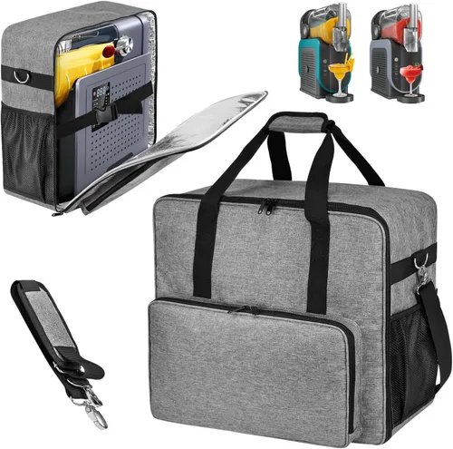 Miniatura 8 de Bolsa de transporte térmica para máquina de granizado 2025, funda de transporte portátil grande para Ninjaa Fs301 y Fs300, diseño de apertura