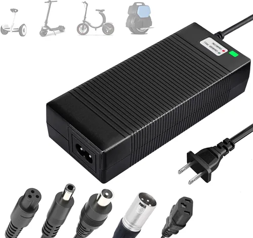 EVAPLUS Cargador rápido 5 en 1 de 54.6 V, universal para baterías de litio de 48 V 13S, cargador de batería de iones de litio Pinkind de 48 V para