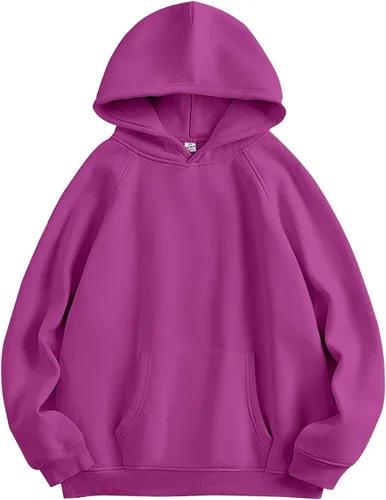 Miniatura 116 de ANRABESS - Sudaderas con capucha para mujer, sobre talla, de vellón de manga larga, modelo de 2024, para otoño