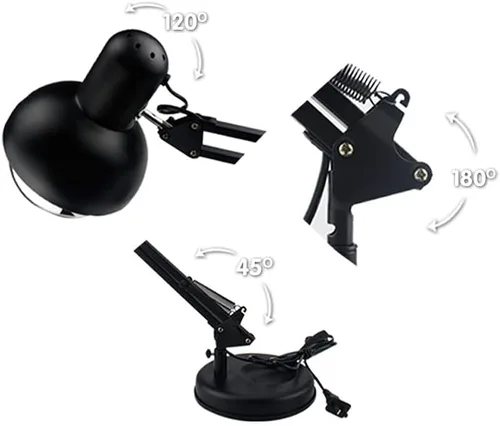 Miniatura 4 de DUEBEL Lámpara de calefacción Isomalt con bombilla E27, soporte de lámpara plegado y torneado, luz de calentador isomalt para panadero, confitero