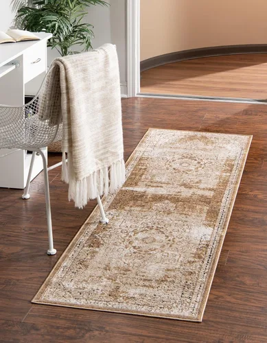 Miniatura 24 de Unique Loom Chateau Collection - Alfombra de área Roosevelt (2' 2" x 3' 1", rectangular, caqui/beige)