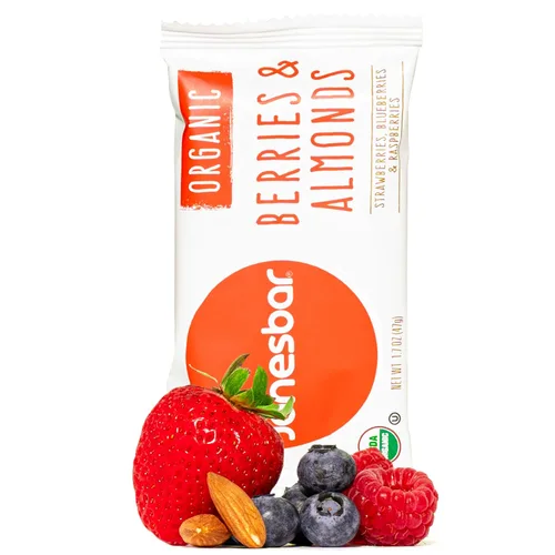 Miniatura 11 de JONESBAR (Coconut Almond, 12 unidades (paquete de 1)) Barra de frutas y nueces orgánica USDA sin OMG, Kosher, vegana, sin gluten, barra