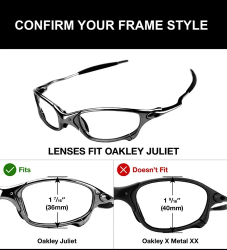 Miniatura 2 de IKON LENSES Lentes de repuesto polarizadas para gafas de sol Oakley X-Metal Juliet