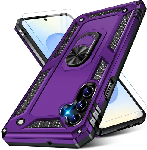 Miniatura 74 de Vaki Funda para Samsung Galaxy S22 5G con protector de pantalla integrado de grado militar, cubierta dura y resistente, funda resistente para Galaxy
