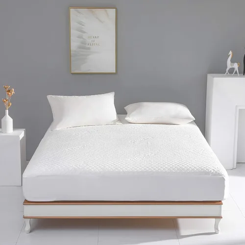 Miniatura 7 de Protección de colchón impermeable tamaño Twin para cama, funda de colchón acolchada con bolsillo profundo de hasta 15 pulgadas