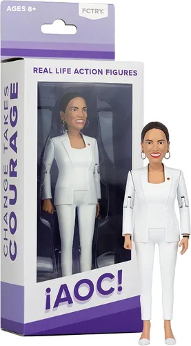 FCTRY Alexandria Ocasio-Cortez Figura de acción política de la vida real: figura coleccionable AOC representante femenina de Estados Unidos perfecta