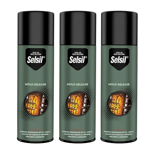 Miniatura 8 de SELSIL Aerosol en Spray Liberador de Moldes de Silicona (400 ml) Liberador de Moldes de Resina Profesional, Antiadherente, Secado Rápido y Fácil